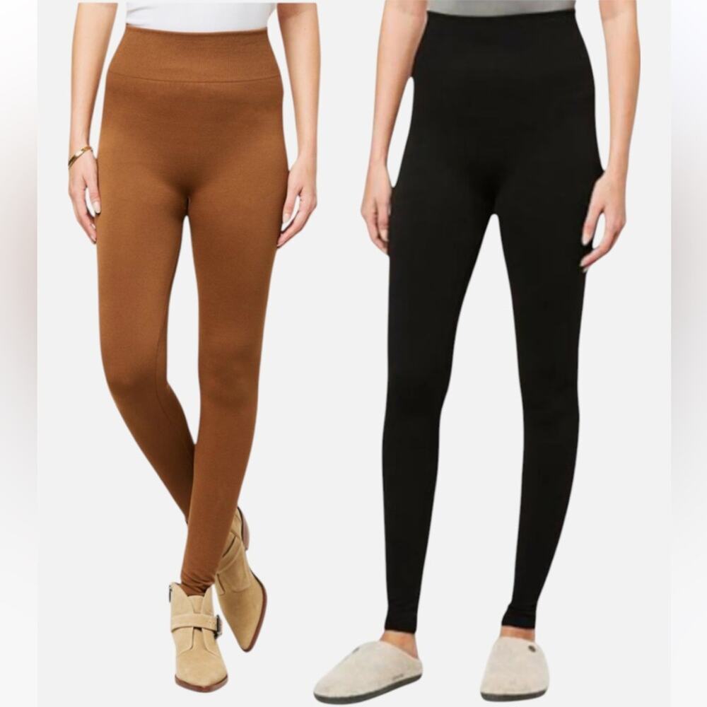 Rhonda Shear 2-pack Fleece-Lined NWT Legging Plus size P3X